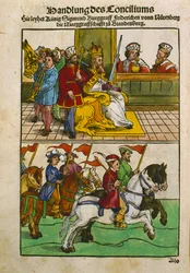 Sigismund auf dem Konzil von Konstanz, aus 